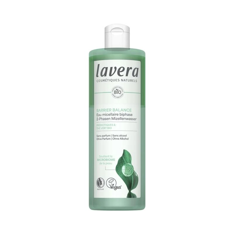 Eau micellaire biphasée Barrier Balance Lavera Lavera  dans votre magasin bio en ligne Etiketbio.eu