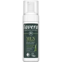 Mousse à raser Men Sensitive Lavera 150ml  Lavera  dans votre magasin bio en ligne Etiketbio.eu