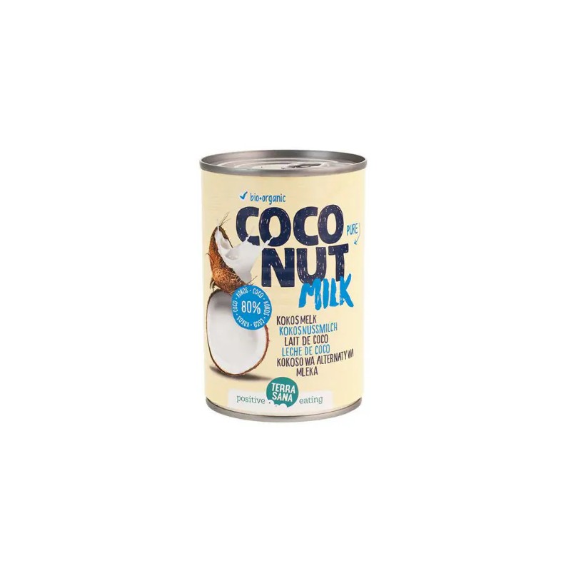 Lait de coco bio 22% TerraSana 400ml TerraSana  dans votre magasin bio en ligne Etiketbio.eu