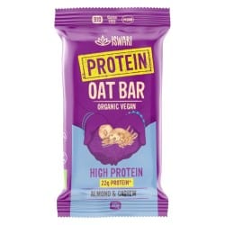 Barre protéinée avoine amande cajou Iswari Iswari  dans votre magasin bio en ligne Etiketbio.eu