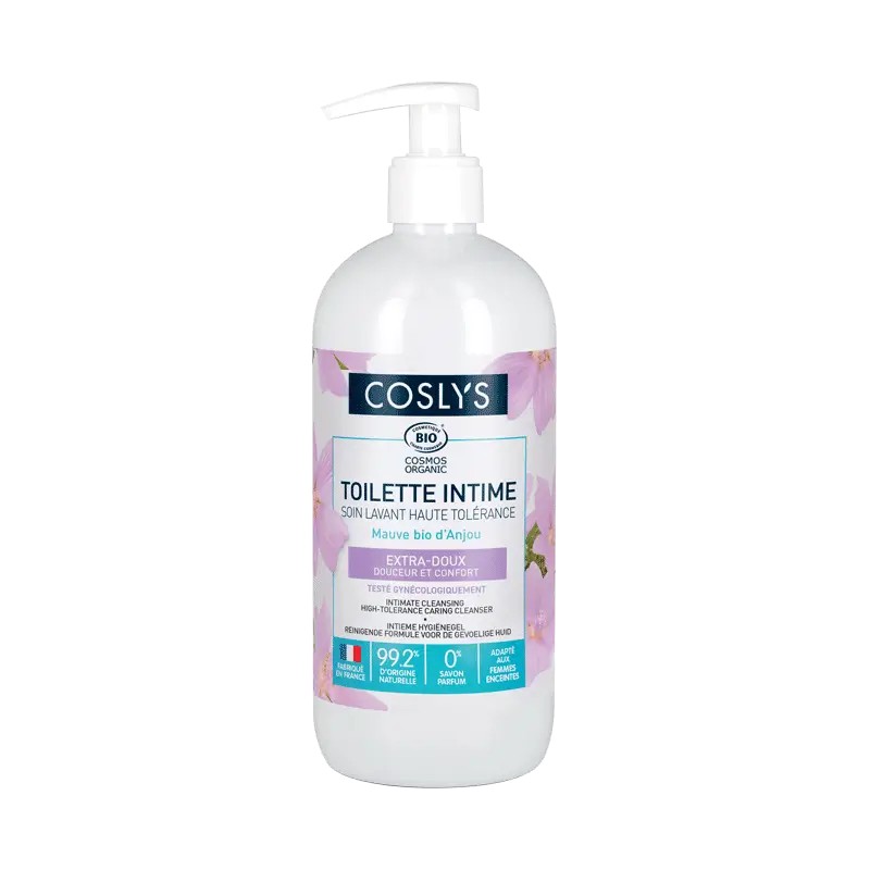 Gel intime bio Coslys Extra-doux 500ml Coslys  dans votre magasin bio en ligne Etiketbio.eu