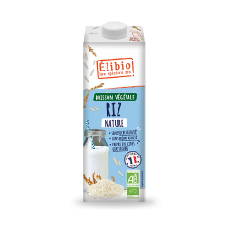 Boisson riz bio Elibio 1L France Elibio  dans votre magasin bio en ligne Etiketbio.eu
