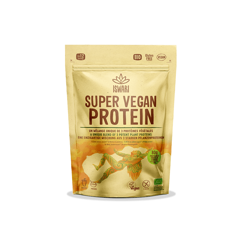 Protéines Super Vegan Iswari 250g Iswari  dans votre magasin bio en ligne Etiketbio.eu