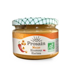 Houmous harissa bio Prosain 225g Prosain  dans votre magasin bio en ligne Etiketbio.eu