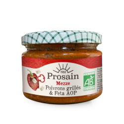 Poivrons grillés & féta bio Prosain Prosain  dans votre magasin bio en ligne Etiketbio.eu