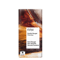 Chocolat noir nougat Vivani 80g bio Vivani  dans votre magasin bio en ligne Etiketbio.eu