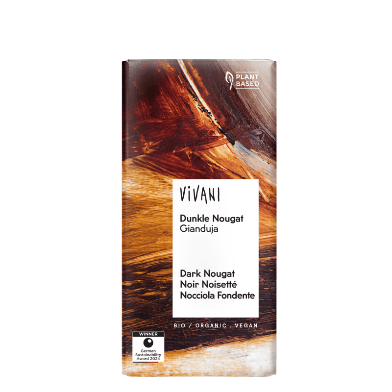 Chocolat noir nougat Vivani 80g bio Vivani  dans votre magasin bio en ligne Etiketbio.eu