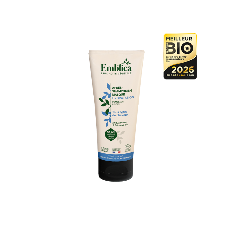 Après-shampooing masque hydratation 200ml Emblica Emblica  dans votre magasin bio en ligne Etiketbio.eu