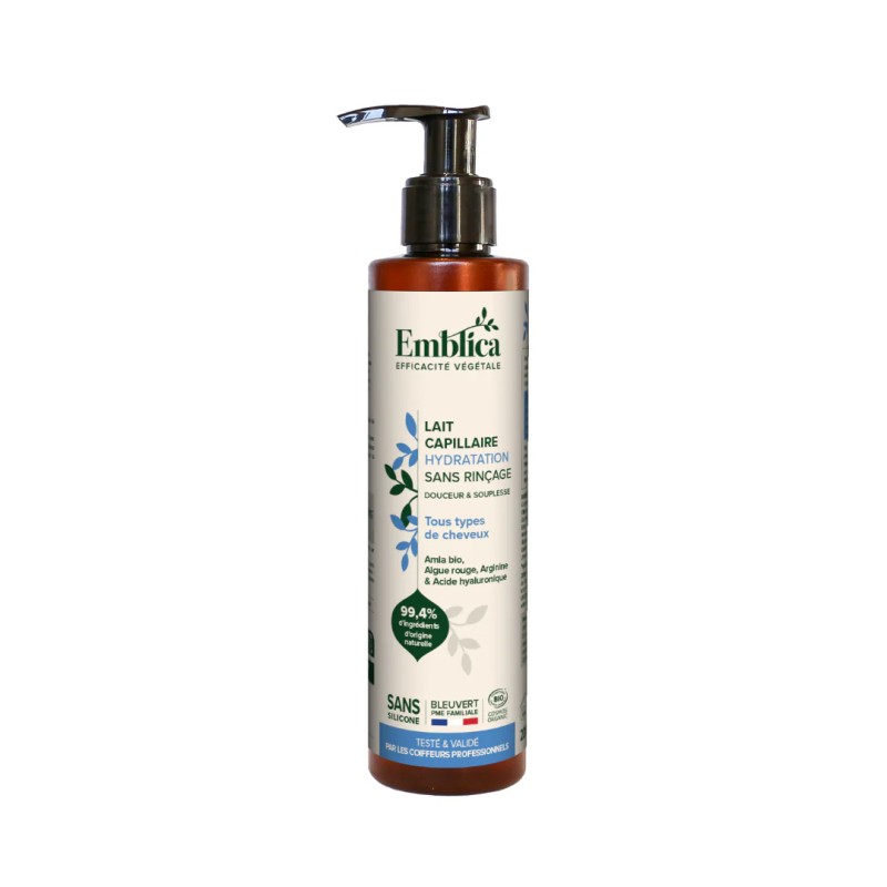 Lait capillaire sans rinçage Emblica 200ml Emblica  dans votre magasin bio en ligne Etiketbio.eu