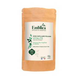 Soin capillaire poudre Vitalité Emblica 100g Emblica  dans votre magasin bio en ligne Etiketbio.eu