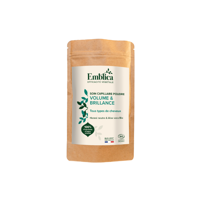 Poudre volume brillance bio Emblica 200g Emblica  dans votre magasin bio en ligne Etiketbio.eu