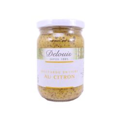 Moutarde ancienne citron Delouis 180 g Delouis  dans votre magasin bio en ligne Etiketbio.eu