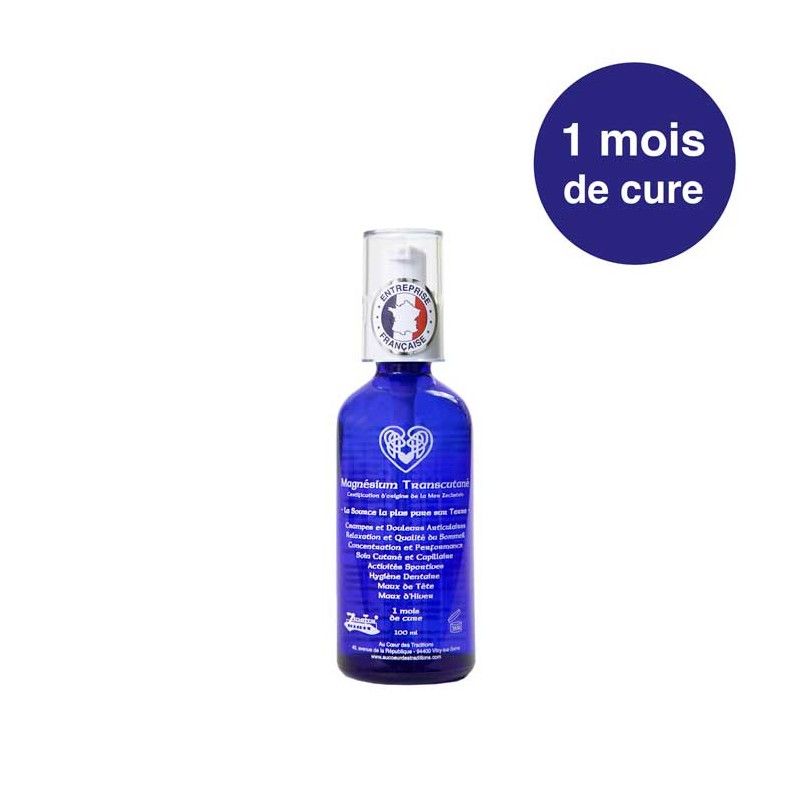 Huile de magnésium 100ml Au Cœur des Traditions Au Coeur Des Traditions  dans votre magasin bio en ligne Etiketbio.eu