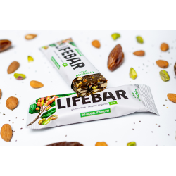 Barre crue chia pistache Lifebar Lifefood 40g Lifefood  dans votre magasin bio en ligne Etiketbio.eu