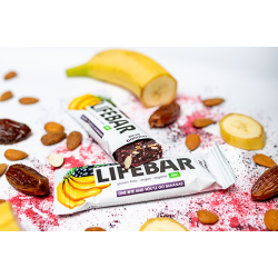 Barre crue açaï banane Lifebar Lifefood 40g