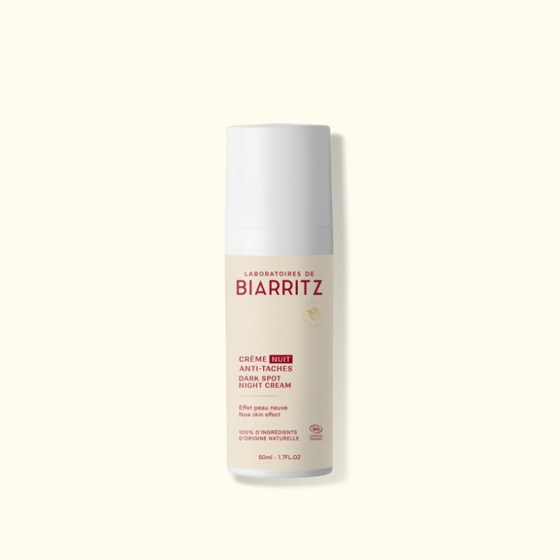 Crème de nuit anti-taches – Laboratoires Biarritz Laboratoires de Biarritz  dans votre magasin bio en ligne Etiketbio.eu