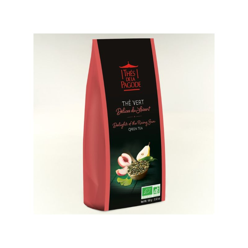 Thé vert Délices du Levant bio Thés Pagode Les Thés de la Pagode  dans votre magasin bio en ligne Etiketbio.eu