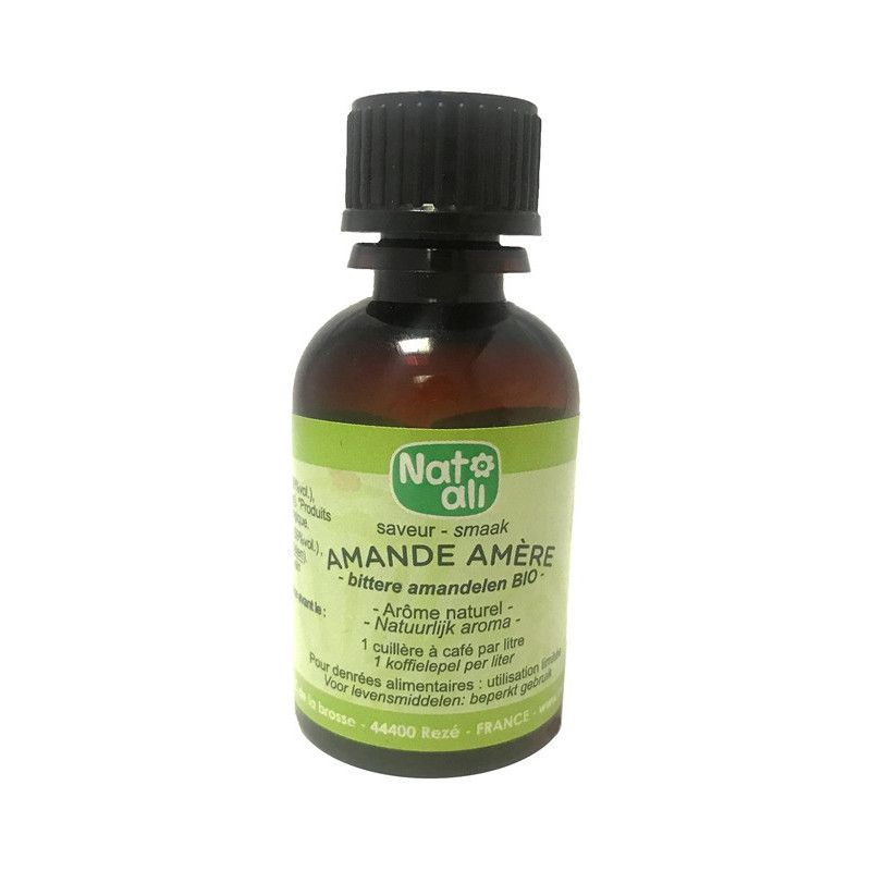 Extrait naturel amande amère Natali 30ml Natali  dans votre magasin bio en ligne Etiketbio.eu