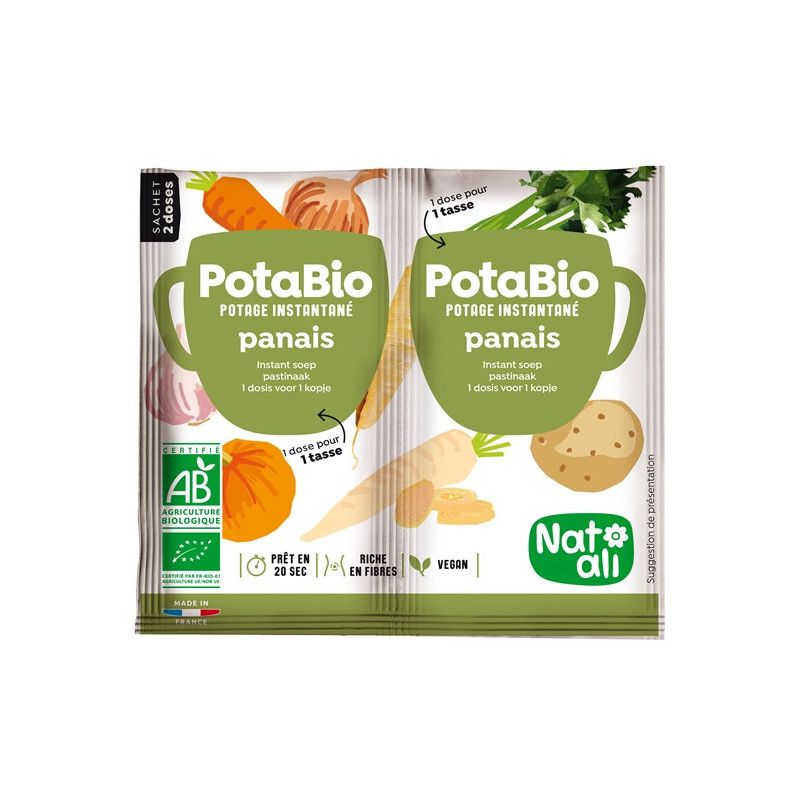 Potage instantané panais bio Natali Natali  dans votre magasin bio en ligne Etiketbio.eu