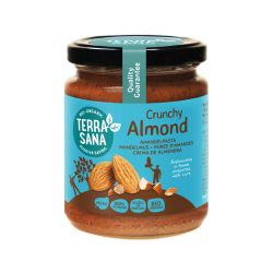 Purée d’amande crunchy bio TerraSana 250g TerraSana  dans votre magasin bio en ligne Etiketbio.eu