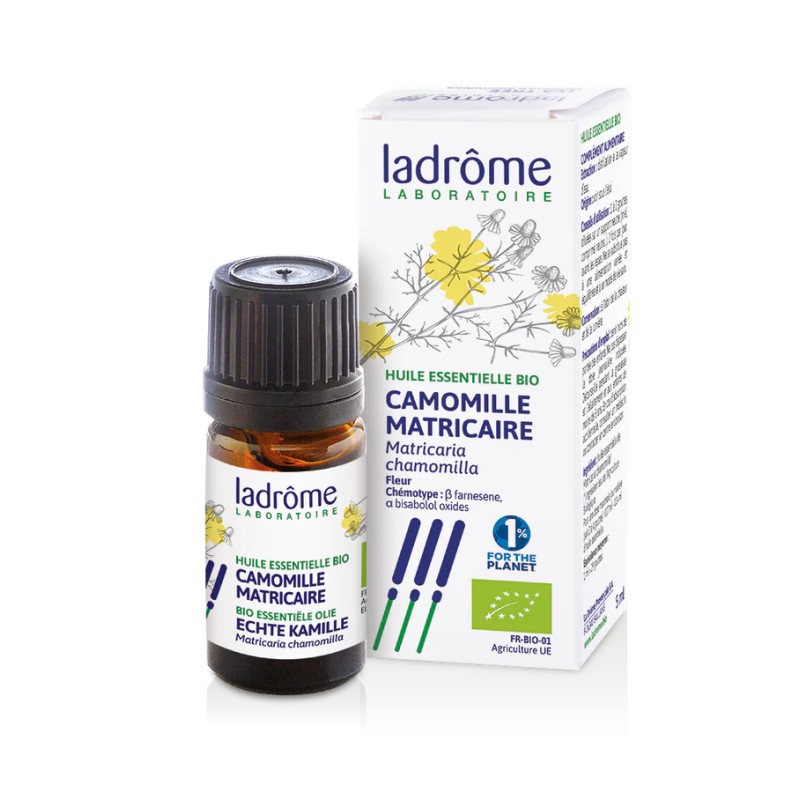 Huile essentielle Camomille matricaire bio 5 ml – Ladrôme Ladrôme  dans votre magasin bio en ligne Etiketbio.eu
