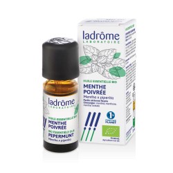 Huile essentielle Menthe poivrée bio 10 ml – Ladrôme Ladrôme  dans votre magasin bio en ligne Etiketbio.eu