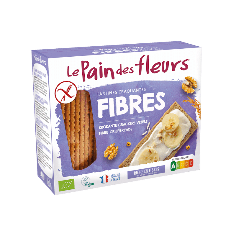 Tartines craquantes fibres 150g bio – Le Pain des Fleurs Le Pain des Fleurs  dans votre magasin bio en ligne Etiketbio.eu