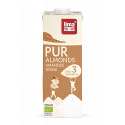 Boisson amande bio 1L Lima PUR Amandes Lima  dans votre magasin bio en ligne Etiketbio.eu