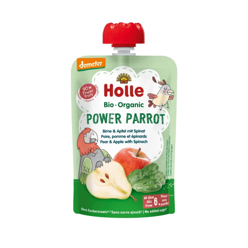 Gourde bébé poire pomme épinard bio 100g – Holle Holle  dans votre magasin bio en ligne Etiketbio.eu