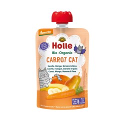 Gourde bébé carotte bio 100g Demeter – Holle Carrot Cat Holle  dans votre magasin bio en ligne Etiketbio.eu