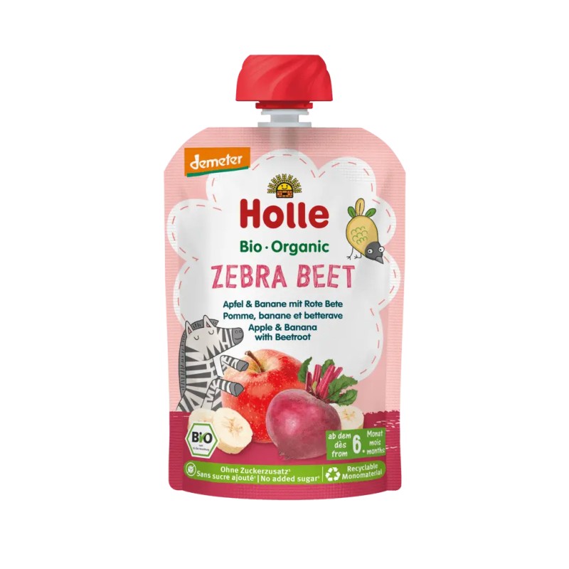 Gourde bébé pomme banane betterave bio 100g – Holle Holle  dans votre magasin bio en ligne Etiketbio.eu