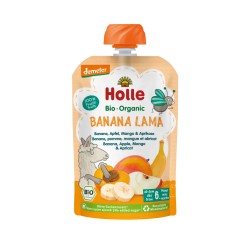 Gourde bébé banane pomme mangue abricot 100g – Holle Holle  dans votre magasin bio en ligne Etiketbio.eu