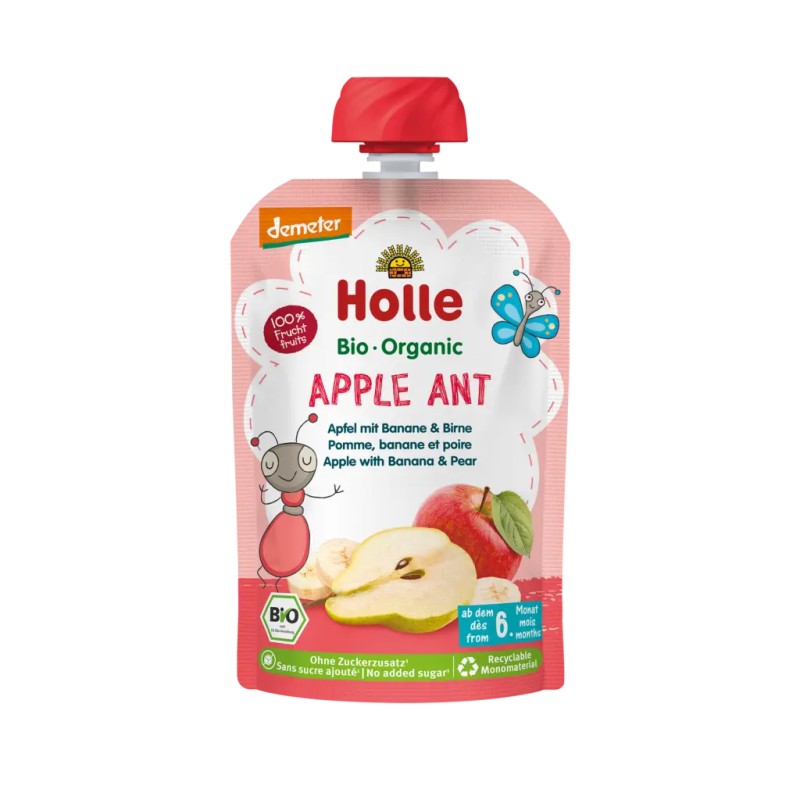 Gourde bébé pomme banane poire bio 100g – Holle Demeter Holle  dans votre magasin bio en ligne Etiketbio.eu