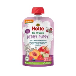 Gourde bébé pomme pêche fruits des bois bio 100g – Holle Holle  dans votre magasin bio en ligne Etiketbio.eu