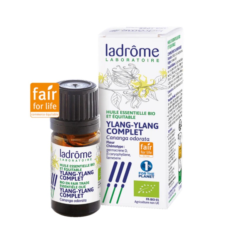 Huile essentielle Ylang-ylang bio 10ml – Ladrôme Ladrôme  dans votre magasin bio en ligne Etiketbio.eu