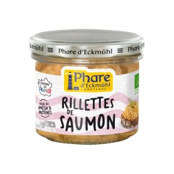 Rillette de saumon 90g – Phare d’Eckmühl Phare d’Eckmühl  dans votre magasin bio en ligne Etiketbio.eu