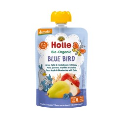 Gourde bébé poire pomme myrtille avoine 100g bio – Holle Holle  dans votre magasin bio en ligne Etiketbio.eu