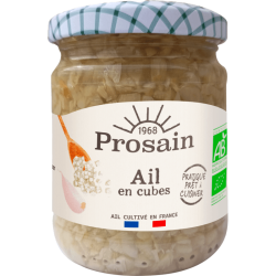 Ail en cubes bio Prosain 190g Prosain  dans votre magasin bio en ligne Etiketbio.eu