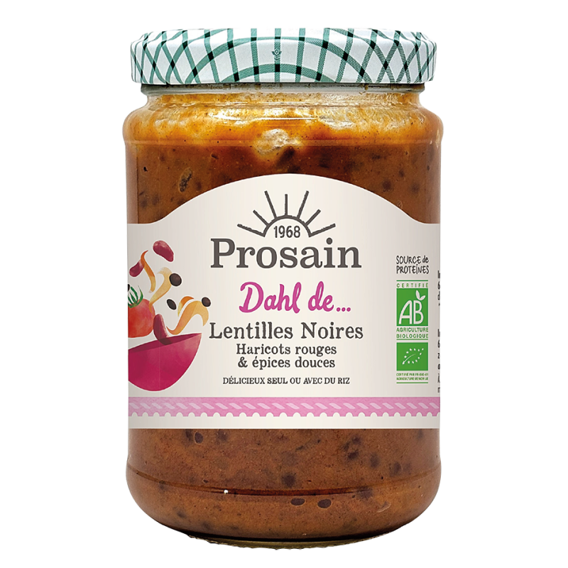 Dahl lentilles noires Prosain 360g Prosain  dans votre magasin bio en ligne Etiketbio.eu