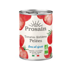 Tomates pelées entières bio Prosain 400g Prosain  dans votre magasin bio en ligne Etiketbio.eu