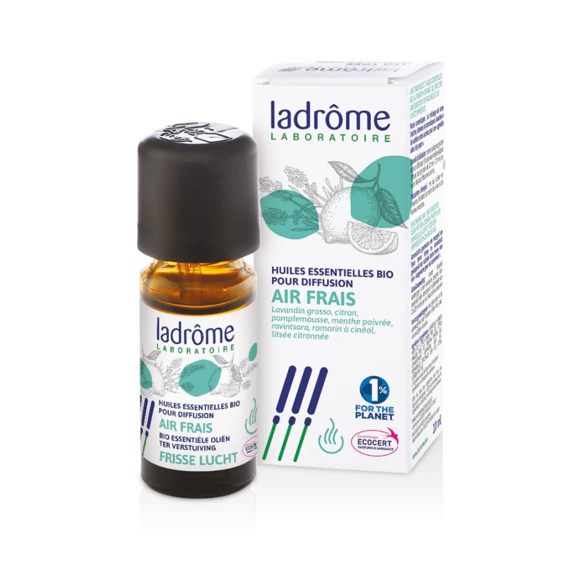 Air Frais Bio 10ml – Mélange diffusion – Ladrôme Ladrôme  dans votre magasin bio en ligne Etiketbio.eu