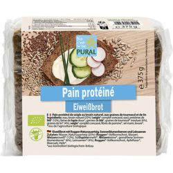 Pain protéiné 375g bio – Seigle & graines Pural Puraliment  dans votre magasin bio en ligne Etiketbio.eu