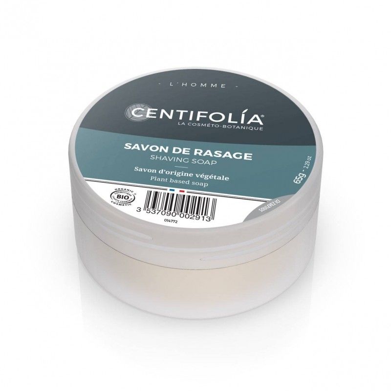 Savon de rasage bio Centifolia 65g Centifolia  dans votre magasin bio en ligne Etiketbio.eu