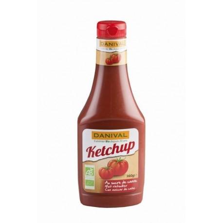 KETCHUP FLACON SOUPLE 560G | DANIVAL | Acheter sur EtiketBio.eu