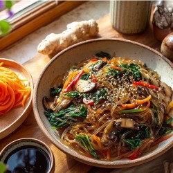 Sauce wok coréenne Japchae bio 200 ml – Autour du Riz Autour du riz  dans votre magasin bio en ligne Etiketbio.eu