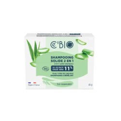 Shampooing solide Aloe Vera 2 en 1 85g – Ce’Bio Ce'Bio  dans votre magasin bio en ligne Etiketbio.eu