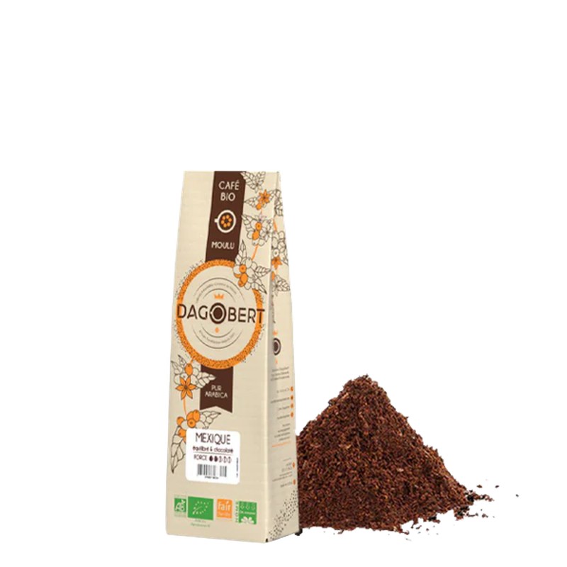 Café moulu Mexique 250g bio équitable – Dagobert Dagobert  dans votre magasin bio en ligne Etiketbio.eu