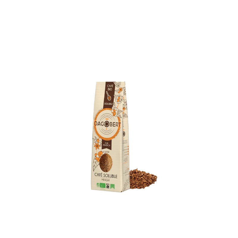 Café soluble Mexique 100g bio équitable – Dagobert Dagobert  dans votre magasin bio en ligne Etiketbio.eu