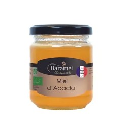 Miel d’acacia bio France Baramel 250g Baramel  dans votre magasin bio en ligne Etiketbio.eu