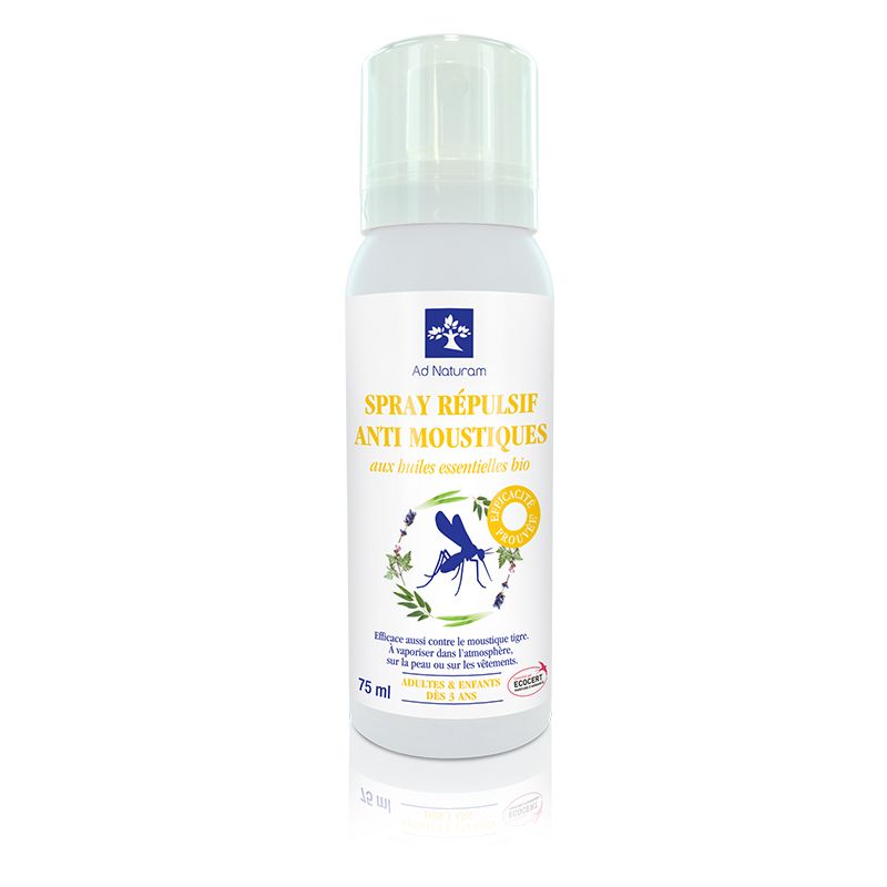 Spray anti-moustiques bio Ad Naturam 75 ml Ad naturam  dans votre magasin bio en ligne Etiketbio.eu